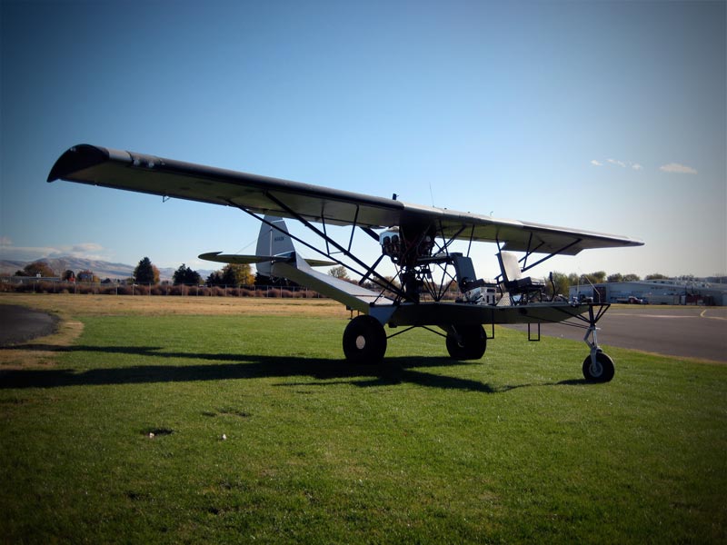 Super Breezy aircraft on the ground